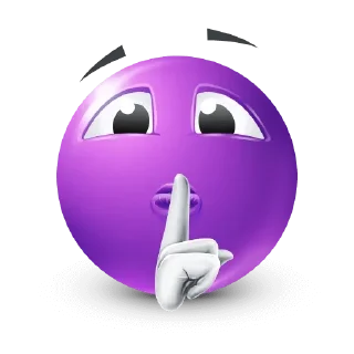 🤩-Purple Emoji • @TgStickery, Telegram Sticker
