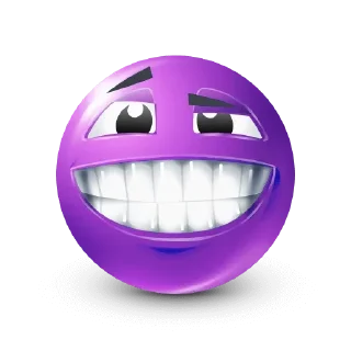 🤩-Purple Emoji • @TgStickery, Telegram Sticker