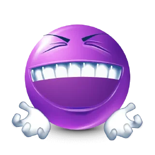 🤩-Purple Emoji • @TgStickery, Telegram Sticker