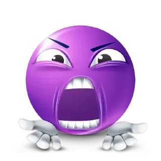 🤩-Purple Emoji • @TgStickery, Telegram Sticker
