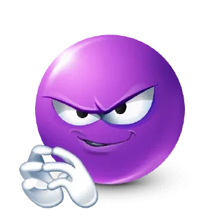 🤩-Purple Emoji • @TgStickery, Telegram Sticker