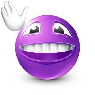 🤩-Purple Emoji • @TgStickery, Telegram Sticker