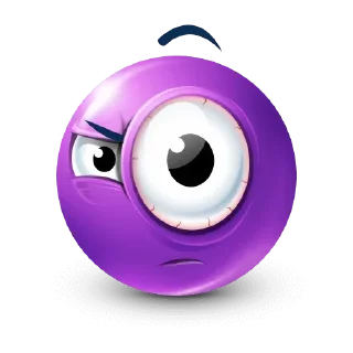 🤩-Purple Emoji • @TgStickery, Telegram Sticker