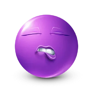 🤩-Purple Emoji • @TgStickery, Telegram Sticker