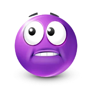 🤩-Purple Emoji • @TgStickery, Telegram Sticker