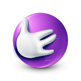 🤩-Purple Emoji • @TgStickery, Telegram Sticker