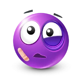 🤩-Purple Emoji • @TgStickery, Telegram Sticker