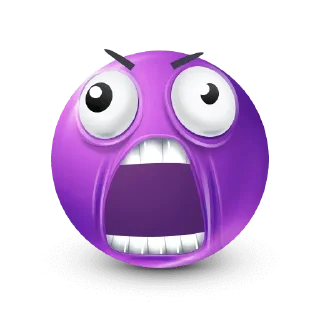 🤩-Purple Emoji • @TgStickery, Telegram Sticker