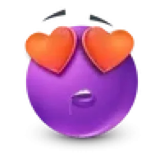 🤩-Purple Emoji • @TgStickery, Telegram Sticker