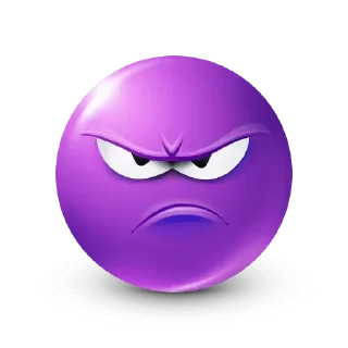 🤩-Purple Emoji • @TgStickery, Telegram Sticker