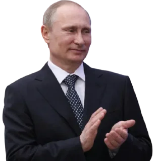👏-Vladimir Putin, Telegram Sticker