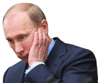 😞-Vladimir Putin, Telegram Sticker