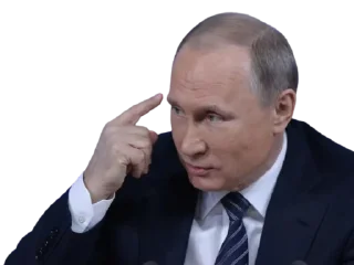 🧠-Vladimir Putin, Telegram Sticker