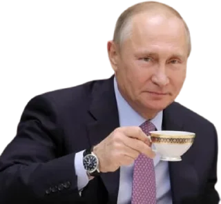 ☕️-Vladimir Putin, Telegram Sticker