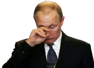 😔-Vladimir Putin, Telegram Sticker