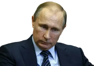 😔-Vladimir Putin, Telegram Sticker
