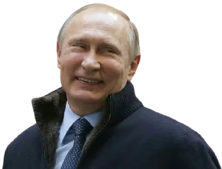 😄-Vladimir Putin, Telegram Sticker