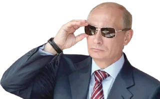 😎-Vladimir Putin, Telegram Sticker