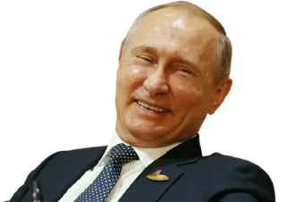 🤣-Vladimir Putin, Telegram Sticker