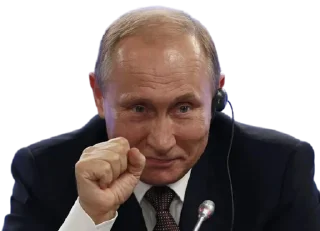 ✊-Vladimir Putin, Telegram Sticker
