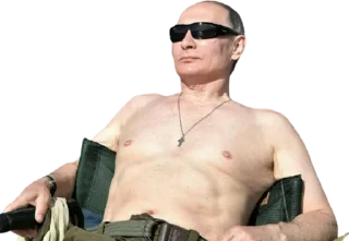 😎-Vladimir Putin, Telegram Sticker