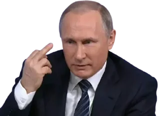 🖕-Vladimir Putin, Telegram Sticker
