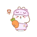 😴-Carrot @QStickers, Telegram Sticker