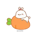 😐-Carrot @QStickers, Telegram Sticker
