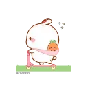 🚶‍♀-Carrot @QStickers, Telegram Sticker