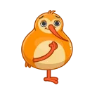 ❤️-QIWI, Telegram Sticker