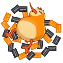 🧡-QIWI, Telegram Sticker