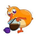 😴-QIWI, Telegram Sticker