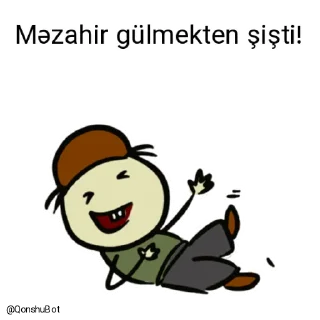 🤣-Məzahir @Qonshubot, Telegram Sticker