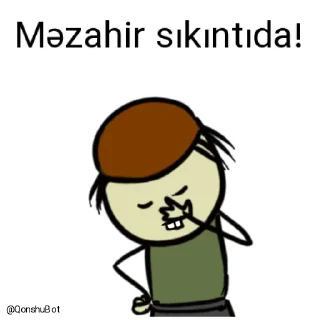 🤦‍♂️-Məzahir @Qonshubot, Telegram Sticker