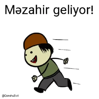 🏃-Məzahir @Qonshubot, Telegram Sticker