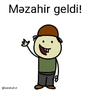 ✋️-Məzahir @Qonshubot, Telegram Sticker