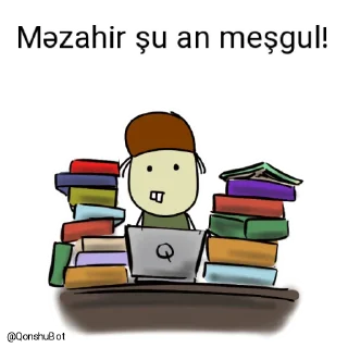 😖-Məzahir @Qonshubot, Telegram Sticker