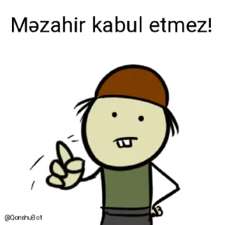 😵-Məzahir @Qonshubot, Telegram Sticker