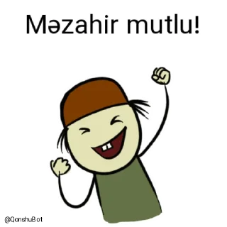 😄-Məzahir @Qonshubot, Telegram Sticker