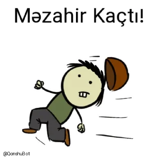 🏃-Məzahir @Qonshubot, Telegram Sticker