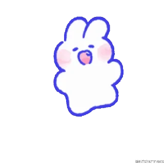 🥰-@stickermaze | CuteBunny2., Telegram Sticker