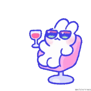 🥰-@stickermaze | CuteBunny2., Telegram Sticker