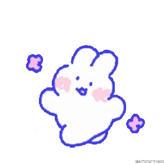 🥰-@stickermaze | CuteBunny2., Telegram Sticker