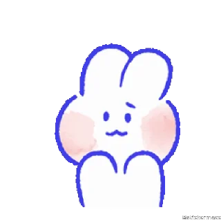 🥰-@stickermaze | CuteBunny2., Telegram Sticker