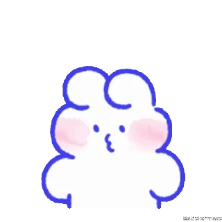 🥰-@stickermaze | CuteBunny2., Telegram Sticker