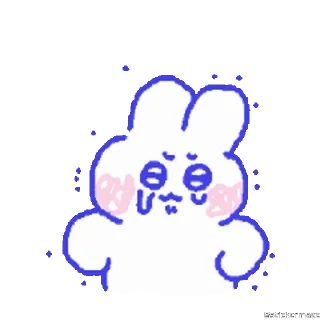 🥰-@stickermaze | CuteBunny2., Telegram Sticker
