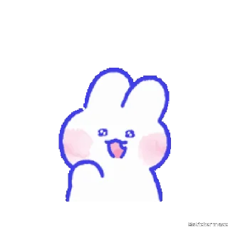 🥰-@stickermaze | CuteBunny2., Telegram Sticker