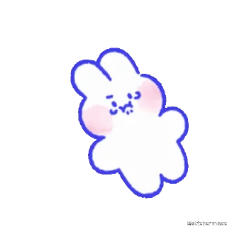 🥰-@stickermaze | CuteBunny2., Telegram Sticker