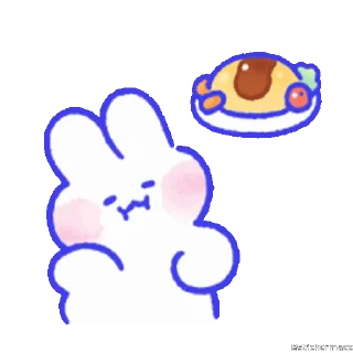 🥰-@stickermaze | CuteBunny2., Telegram Sticker