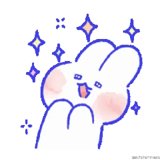 🥰-@stickermaze | CuteBunny2., Telegram Sticker